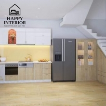 Mẫu Tủ Bếp Gỗ Công Nghiệp MS110