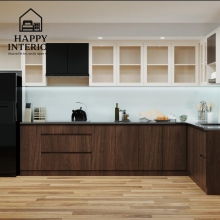 Mẫu Tủ Bếp Gỗ Công Nghiệp MS126