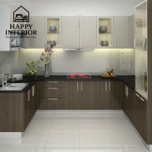 Mẫu Tủ Bếp Gỗ Công Nghiệp MS127