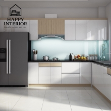 Mẫu Tủ Bếp Gỗ Công Nghiệp MS128