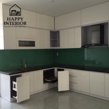 Mẫu Tủ Bếp Gỗ Công Nghiệp MS133