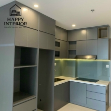 Mẫu Tủ Bếp Gỗ Công Nghiệp MS114