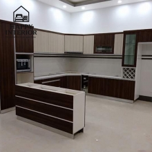 Mẫu Tủ Bếp Gỗ Công Nghiệp MS119