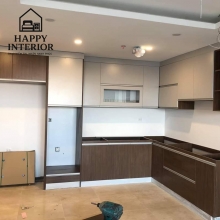 Mẫu Tủ Bếp Gỗ Công Nghiệp MS121