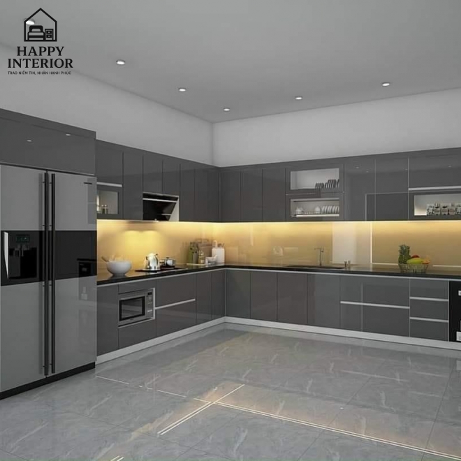 Mẫu Tủ Bếp Đẹp MS 9992