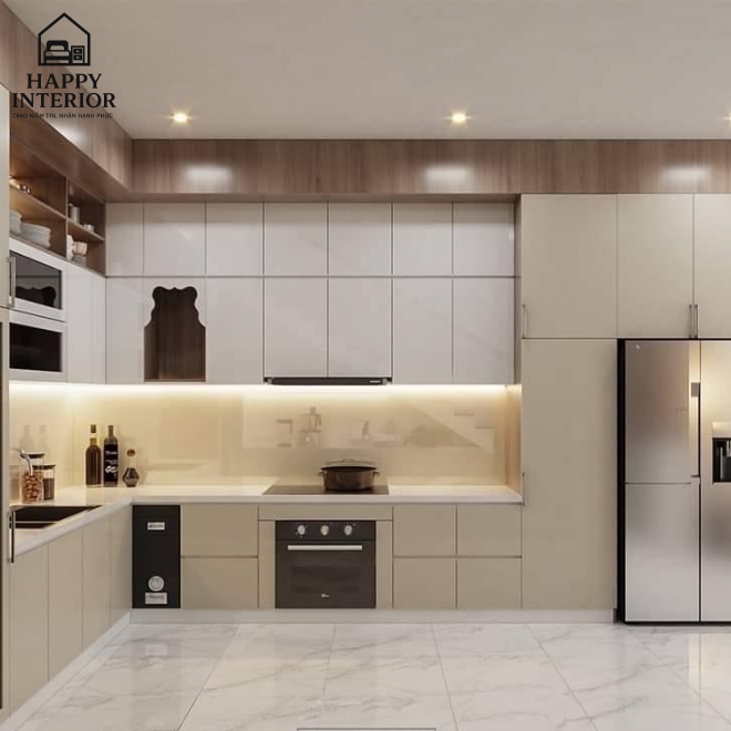 Mẫu Tủ Bếp Đẹp MS 9991