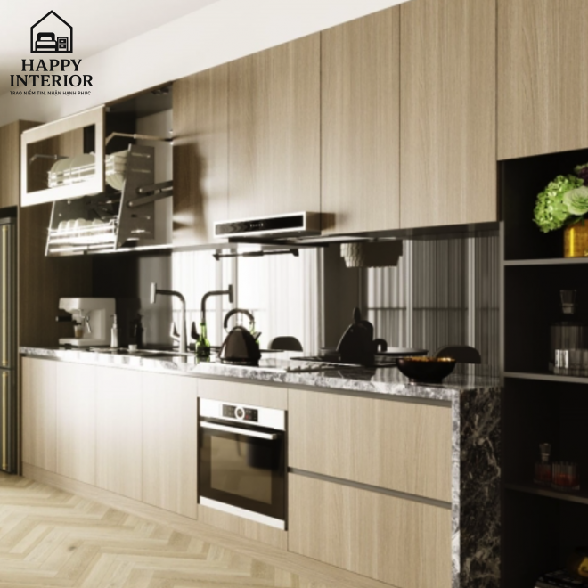 Mẫu tủ bếp MS04