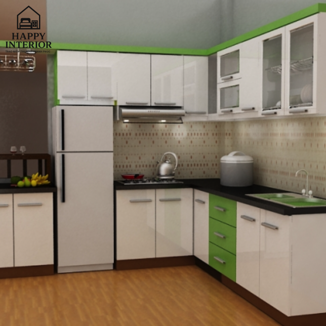 Mẫu tủ bếp MS09