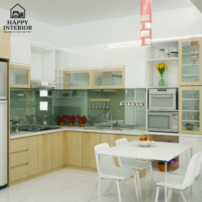 Mẫu tủ bếp MS15