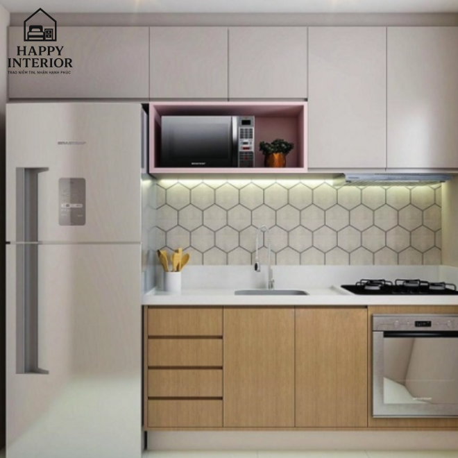 Mẫu tủ bếp MS23