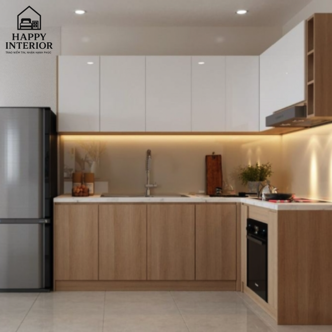 Mẫu tủ bếp MS25