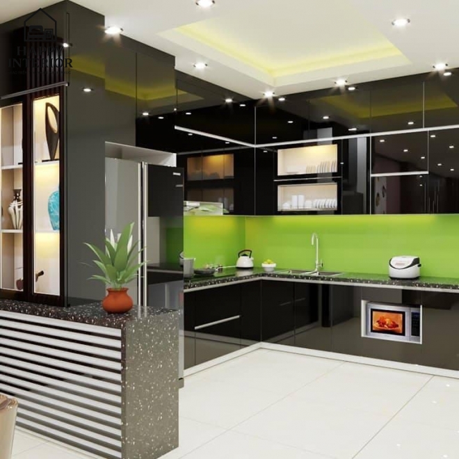 Mẫu Tủ Bếp Đẹp MS 9993